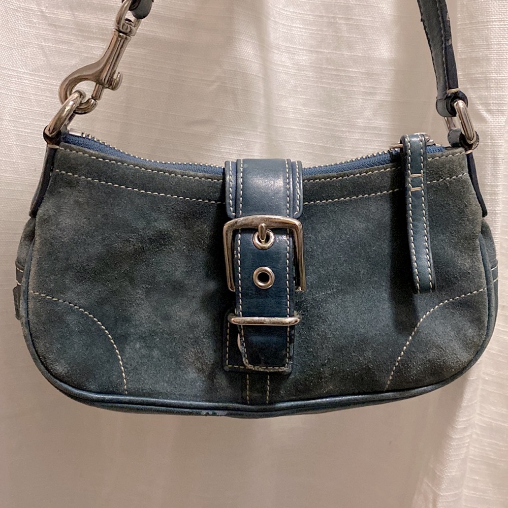 Small Blue Coach handbag